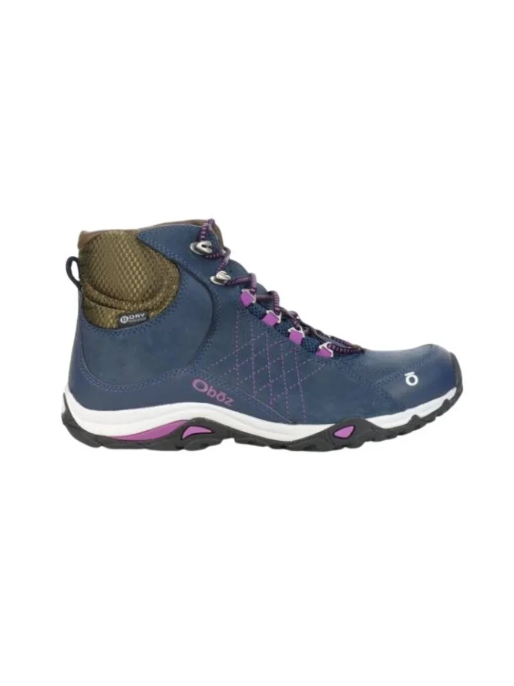 Oboz Women's 10.5 Sapphire Mid Huckleberry Hiking Boots Mid B-Dry Waterproof